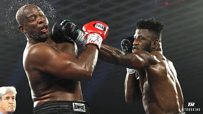 Efe Ajagba Survives Broken Wrist For Points’ Victory On Top Rank Debut
