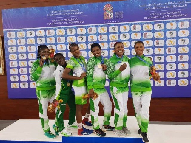 Nigerian Wrestlers Win Seven Gold Medals At 2019 Africa Games