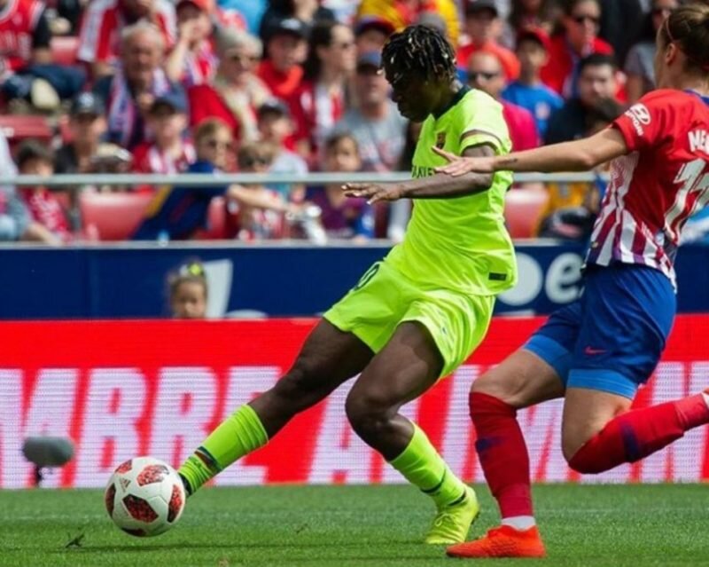 Oshoala In Euphoria After Netting Brace For Barcelona's Female Squad