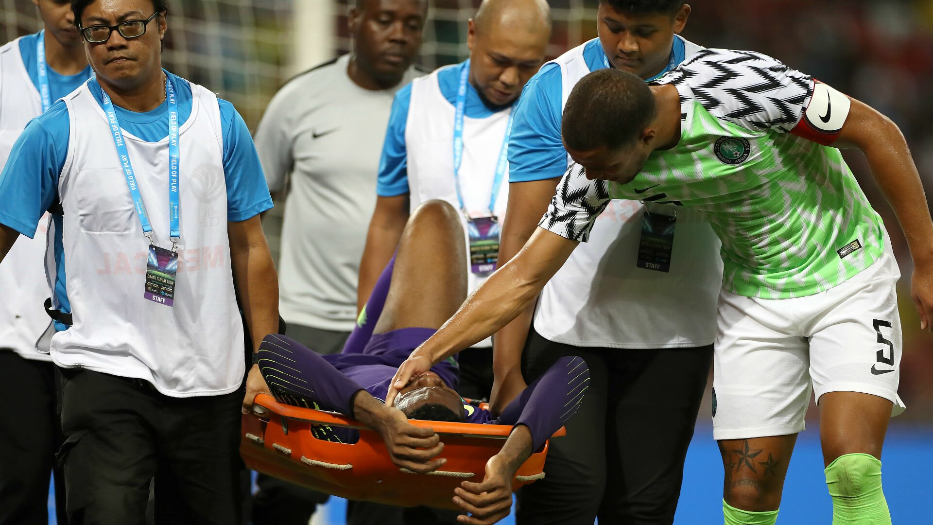 Uzoho Receives Okoye's Message For Speedy Recovery From Sunday's Injury