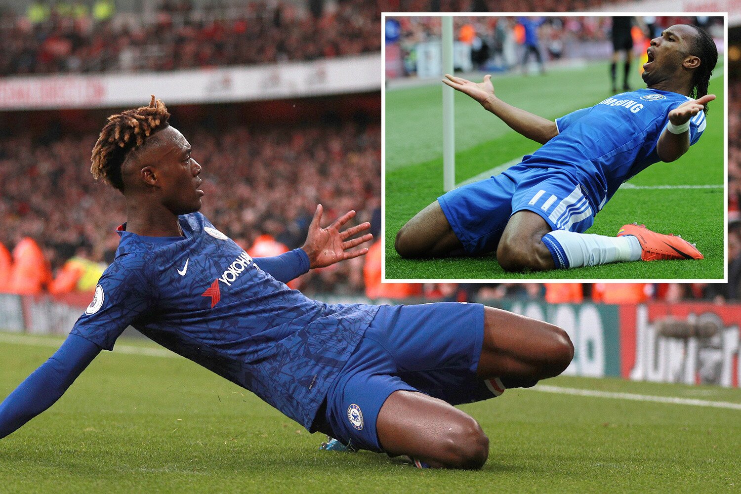 Abraham's Goal, Symblic Mode Of Celebration Amaze Didier Drogba