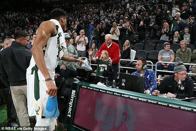 Giannis Adetokunbo Makes Little Girl Happy With Special Yuletide Gift