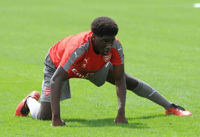 Omole, Olayinka Join Arsenal's Main Team Training, Ahead Brighton Clash