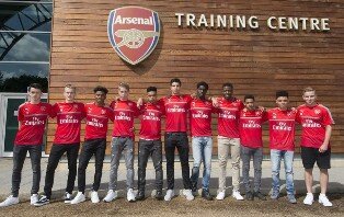 Folarin Balogun, James Olayinka In Arsenal Main Team's Last Training