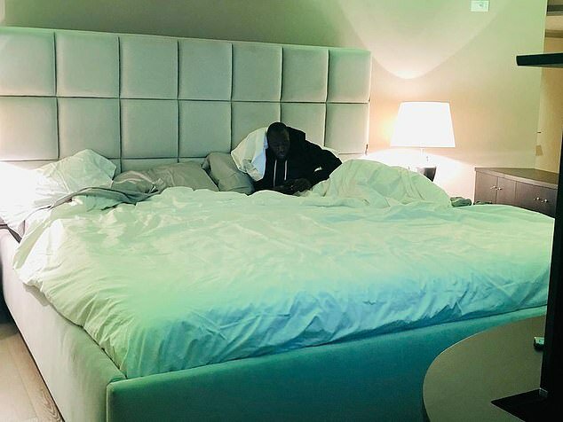Romelu Lukaku Sleeps In 'Biggest Bed Ever' At His Home In Milan, Italy