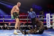 Tyson Filfils Promise, Knocks Out Deontay Wilder To Win Heavyweight Title