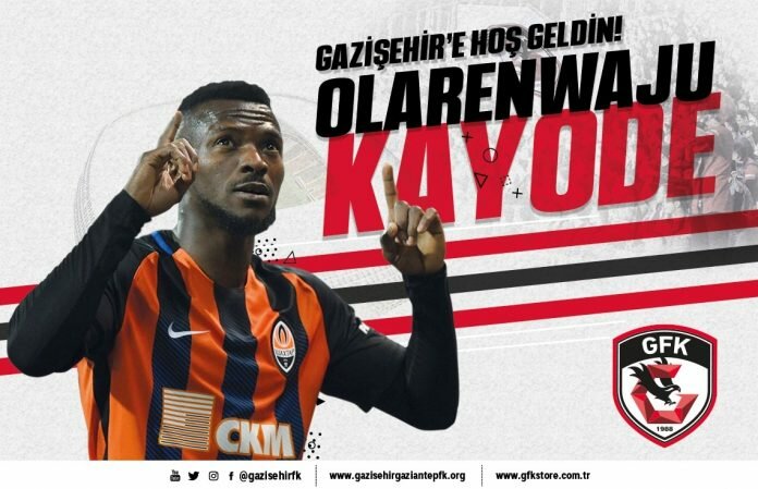 Olarewaju Kayode Again Leaves Shakhtar Donetsk On Loan To Gotzepe