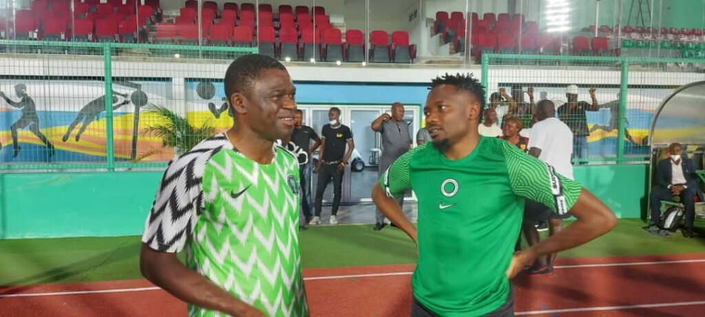 Edo State Deputy Governor Joins Super Eagles In Full Training Session