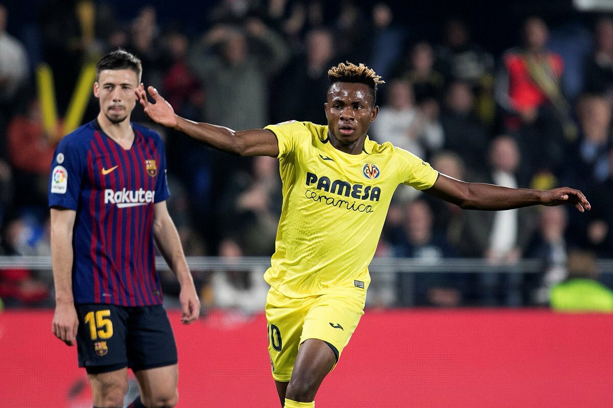 Chukwueze's Goal Can't Save Villarreal From Defeat By Barca