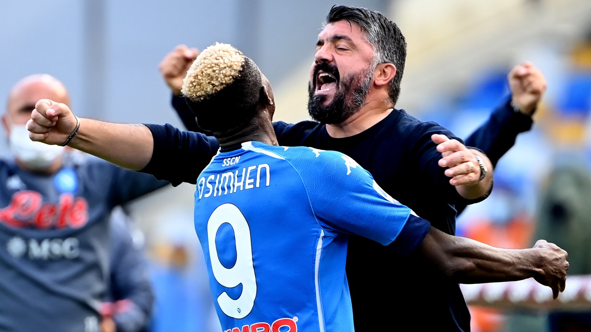 Osimhen's Coach Gains Vote Of Confidence From Napoli's Fanatical Fans