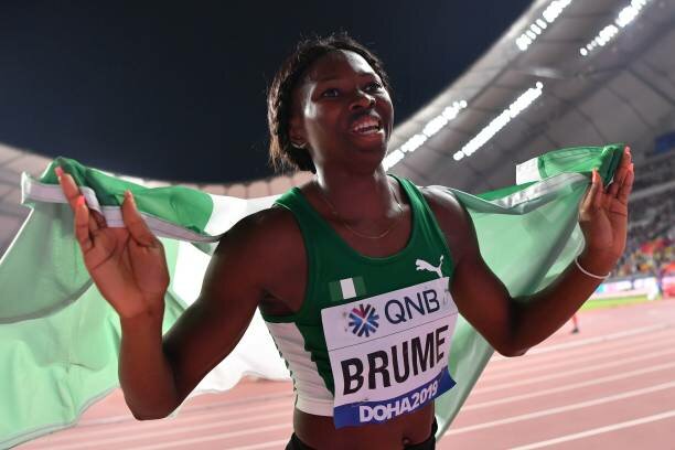 Ese Brume Settles For Bronze Medal In Tokyo 2020 Women’s Long Jump