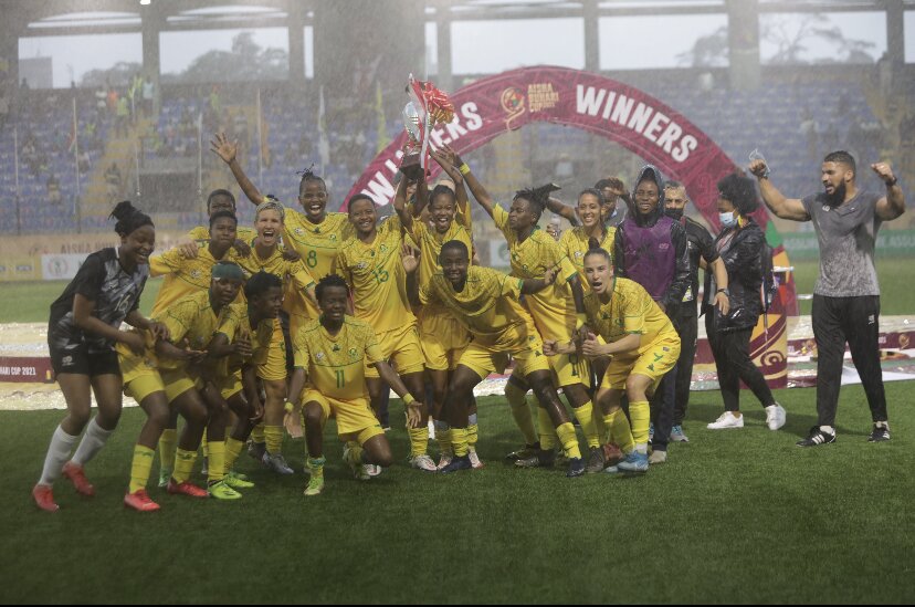 Banyana Dismiss Falcons To Win Aisha Buhari Tournament